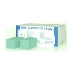 Papierové ZZ utierky 2vrstvy recyklát zelené kartón - 5000ks